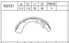 ASIMCO K2721 Brake Shoe Set